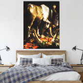 Omschakeling op weg naar Damascus door Caravaggio Canvas Afdruk (Insitu (Slaapkamer))