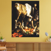 Omschakeling op weg naar Damascus door Caravaggio Canvas Afdruk (Insitu (Woonkamer))