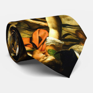 Omschakeling op weg naar Damascus door Caravaggio Stropdas