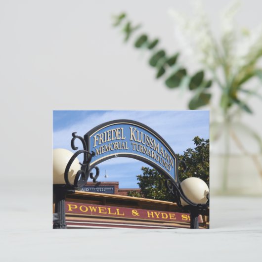 omschakeling san francisco briefkaart (Staand voorkant)