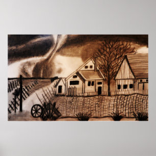 OMSCHAKELING VAN OZ GALE BOERDERIJ POSTER