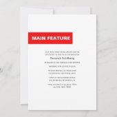 Omslag Bat Mitzvah Tijdschrift Kaart (Achterkant)