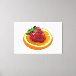 Omslag en sinaasappel canvas afdruk