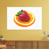 Omslag en sinaasappel canvas afdruk (Insitu (Woonkamer))
