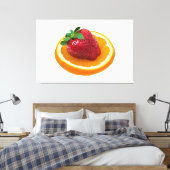 Omslag en sinaasappel canvas afdruk (Insitu (Slaapkamer))