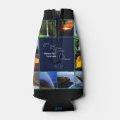 Omslag flesje Hawaiian scènes Flesjeskoeler (Achterkant)