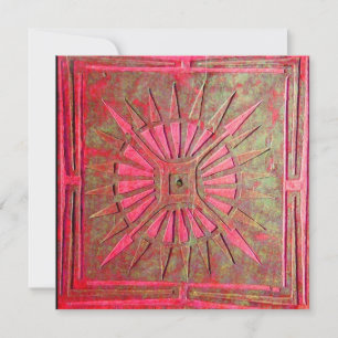 OMSLAG, helder rood Aankondiging