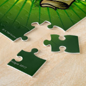 Omslag met de banner "Irish Wishes" Legpuzzel (Zijkant)