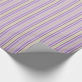 Omslag met gekleurde gestreepte cadeautjes cadeaupapier (Hoek)