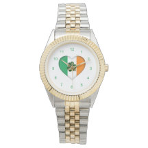 Omslag met Irish Heart Shamrock Watch