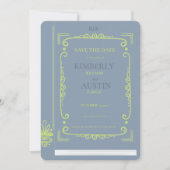 Omslag Oude Boek | Thema Boek Opslagdatum Kaart (Voorkant)