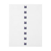 Omslag rond Adresetiketten, Klassiek - 1 x 7,25 in Adreslabel Wikkel (Vel)