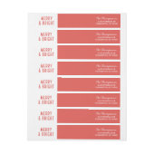 Omslag rond label voor helder en droog (Vel)