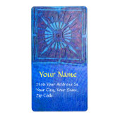 OMSLAG, rood, bruin Etiket (Voorkant)