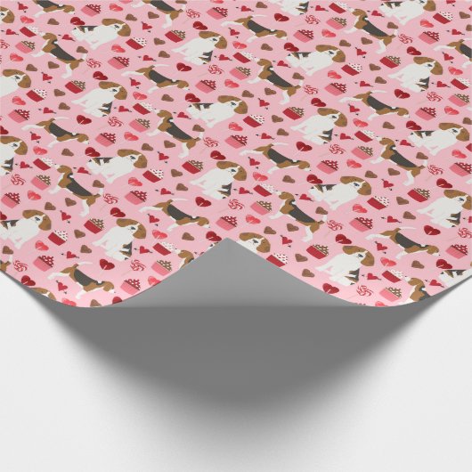 Omslag van de Gift van de brak de Valentijnse Cadeaupapier (Hoek)