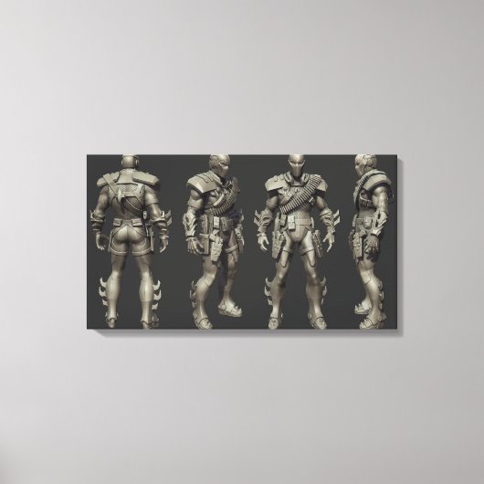 Omslag van doodslag canvas afdruk (Voorkant)