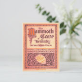  omslag van Mammoth Cave Kentucky Briefkaart (Staand voorkant)
