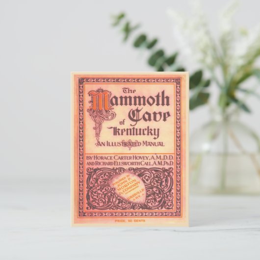  omslag van Mammoth Cave Kentucky Briefkaart (Staand voorkant)