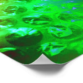 Omslag van meerkleurige bubbel poster (Hoek)