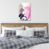Omslag van modeblad Vintage Diva 1928 Canvas Afdruk (Insitu (Slaapkamer))