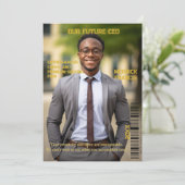 Omslag van ons toekomstig CEO-foto magazine Feestdagenkaart (Staand voorkant)