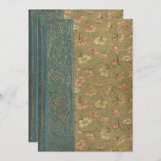 Omslag van oud boek (Voorkant / Achterkant)