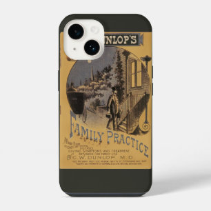 Omslag van oud boek Doctor Dunlop's Family Practic iPhone 14 Hoesje