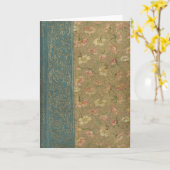 Omslag van oude boeken kaart (Gele Bloem)