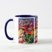 Omslag van oude sciencefiction-stripboek Rocket Sh Mok (Links)