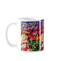 Omslag van oude sciencefiction-stripboek Rocket Sh