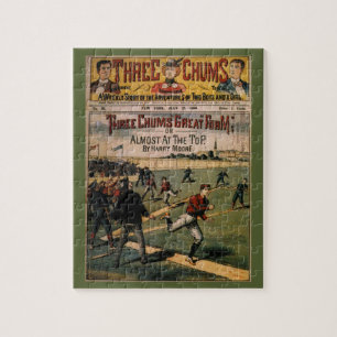 Omslag van Vintage Sports Baseball Three Chums Mag Legpuzzel