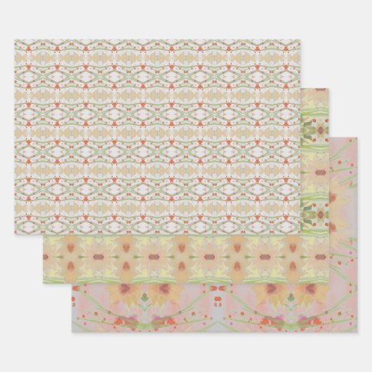 Omslag voor vellen met drie verschillende Design (Set)