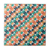 Omslagen en halve cirkels tegeltje (Voorkant)