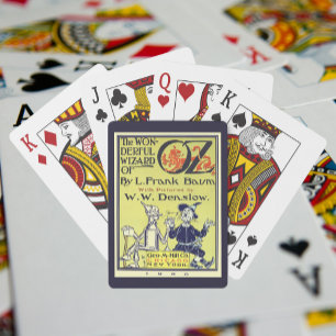 Omslagillustratie van een vintage-exemplaar van he pokerkaarten