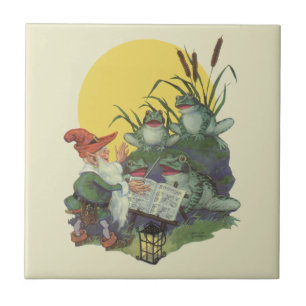 Omslagkunst van Vintage Music Magazine, Etude Frog Tegeltje