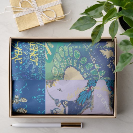  omslagpapier tissuepapier (Geschenk)