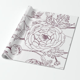 omslagpapier voor bloemen | Luxe bruiloften Cadeaupapier