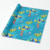 Omslagpapier voor Cartoon Cadeaupapier (Uitgerold)