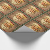 omslagpapier voor de kerstman cadeaupapier (Hoek)