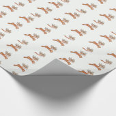  omslagpapier voor rendieren cadeaupapier (Hoek)