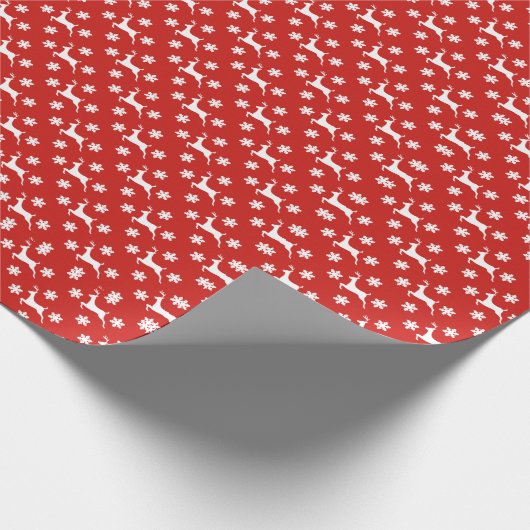  omslagpapier voor rendieren cadeaupapier (Hoek)