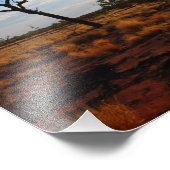 Omtrek landschap foto afdruk (Hoek)