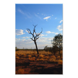 Omtrek landschap foto afdruk