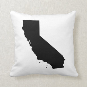 Omtrek van de staat Californië Kussen