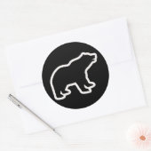 OMTREK VAN WIT BEER RONDE STICKER (Envelop)