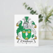 O'Muldoon Family Crest Briefkaart (Staand voorkant)
