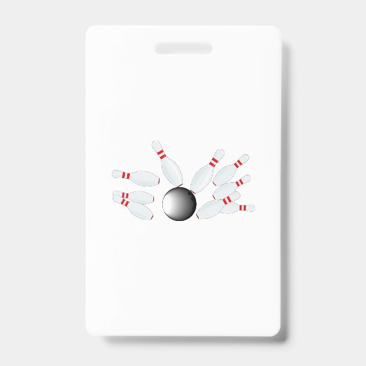 Omvallende Kegelpinnen Badge (Voorzijde)