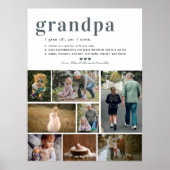 Omvang | 8 Foto-collage Poster (Voorkant)