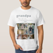Omvang | 8 Foto Collage T Shirt (Voorkant)