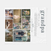 Omvang | 8 Fotoverzamelbak Fleece Deken (Voorkant (Horizontaal))